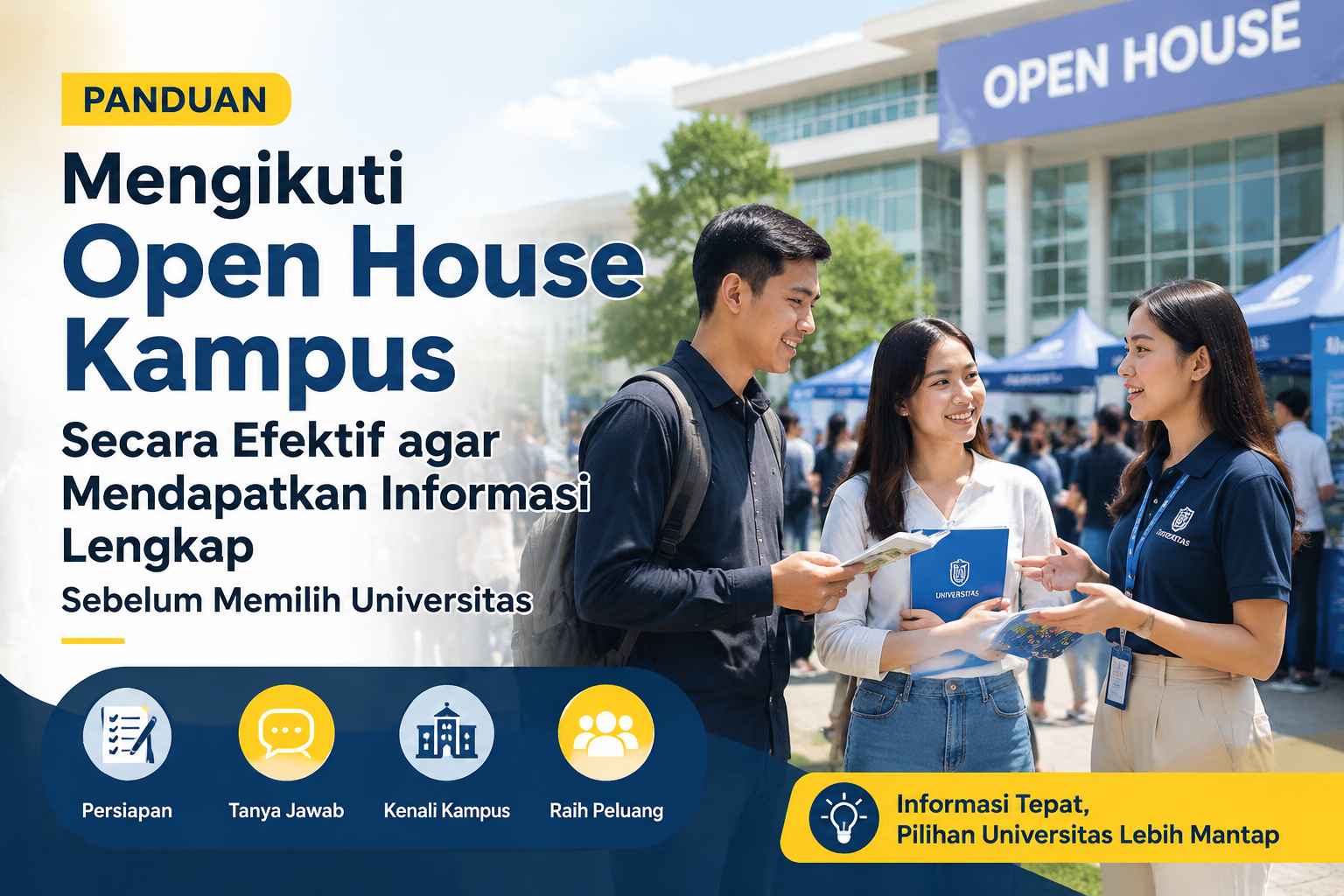 Panduan Mengikuti Open House Kampus Secara Efektif agar Mendapatkan Informasi Lengkap Sebelum Memilih Universitas