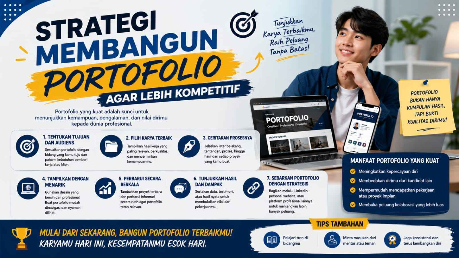 Strategi Membangun Portofolio agar Lebih Kompetitif