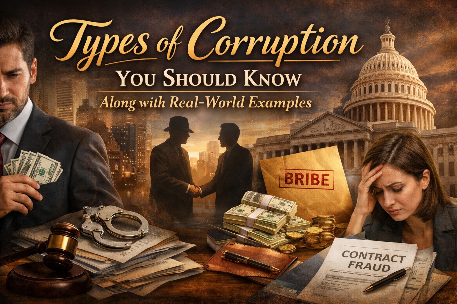 Types of Corruption You Should Know Along with Real-World Examples