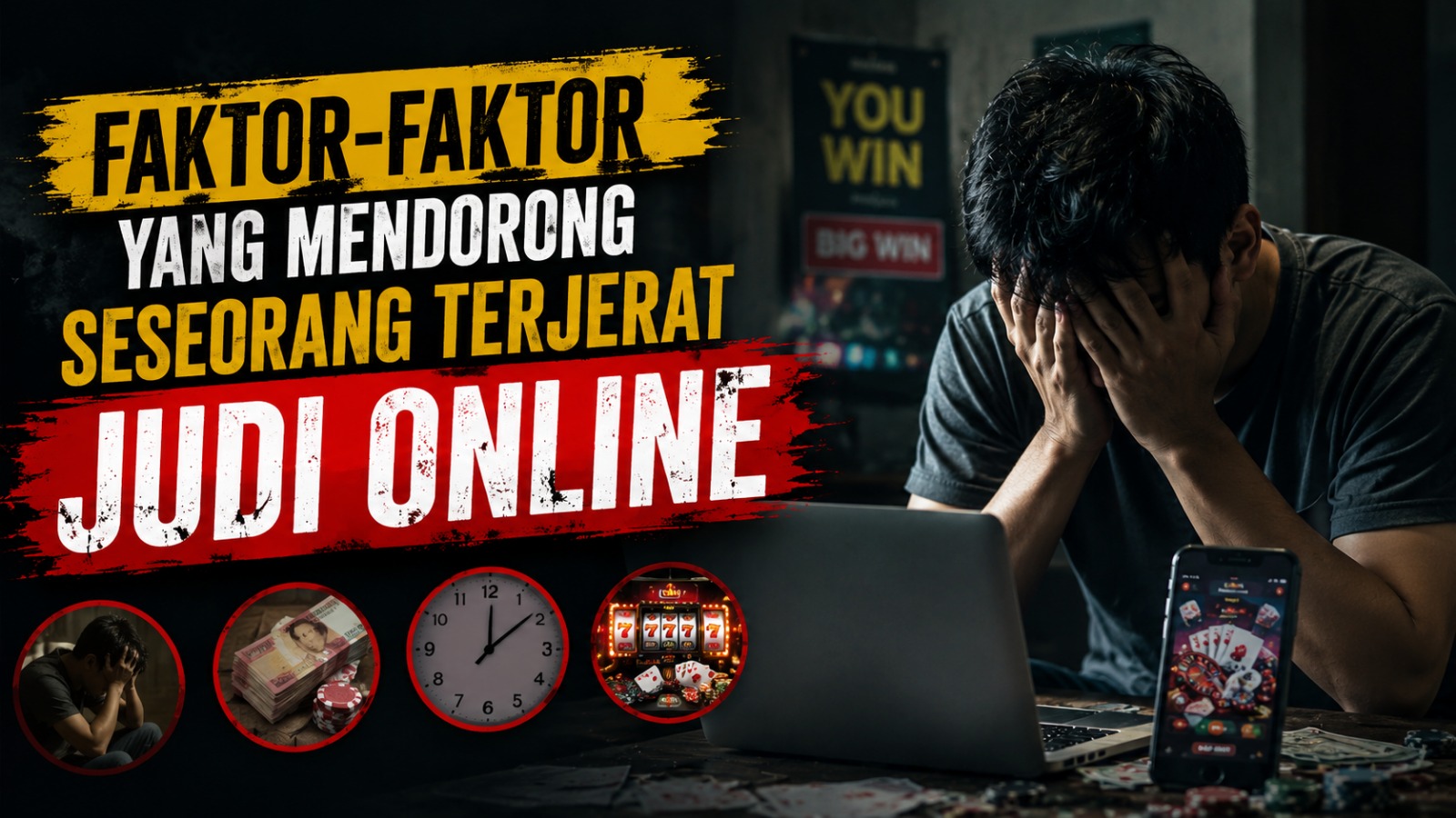 Faktor-Faktor yang Mendorong Seseorang Terjerat Judi Online