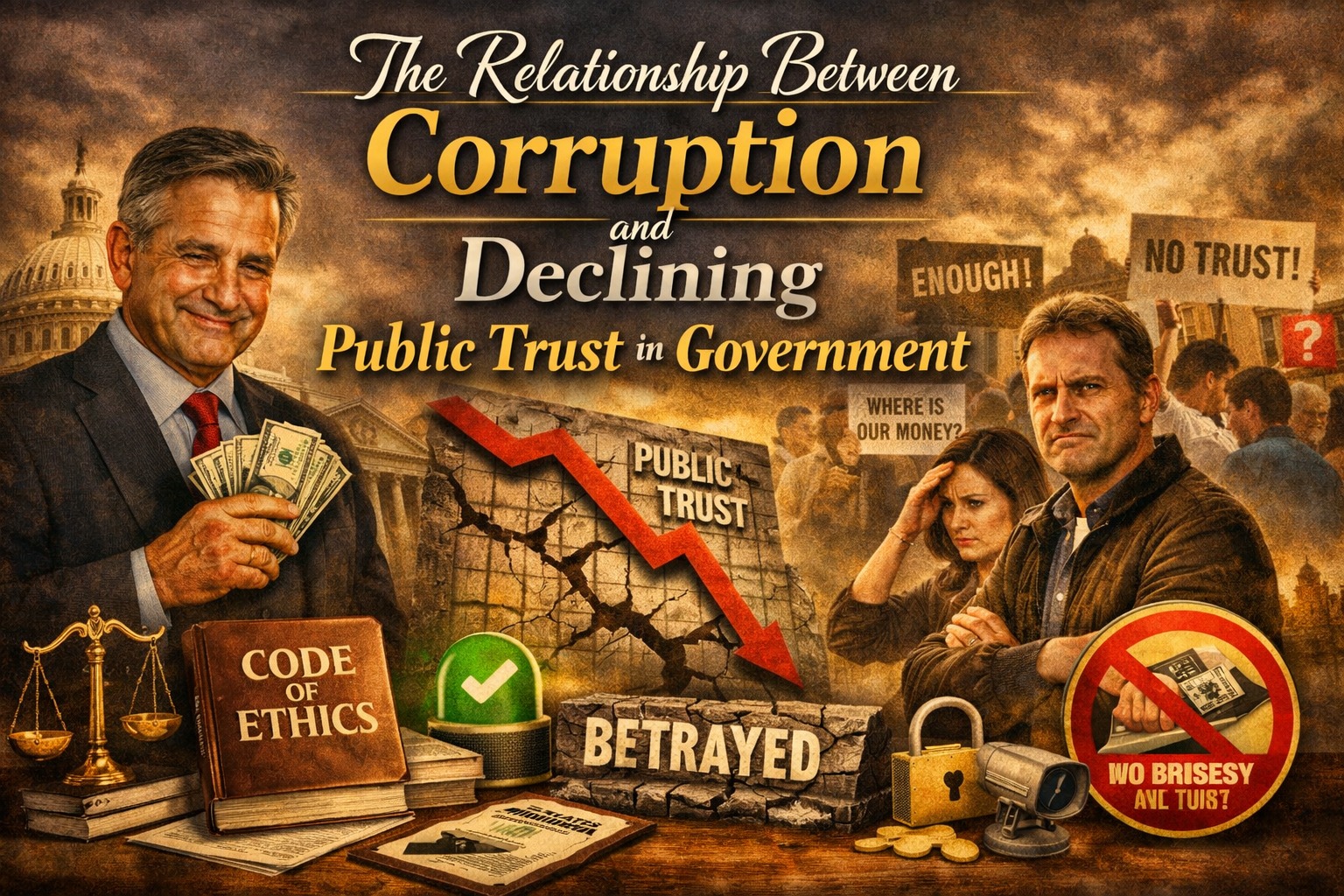 The Relationship Between Corruption and Declining Public Trust in Government