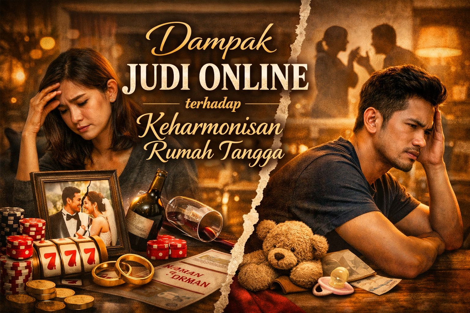 Dampak Judi Online terhadap Keharmonisan Rumah Tangga