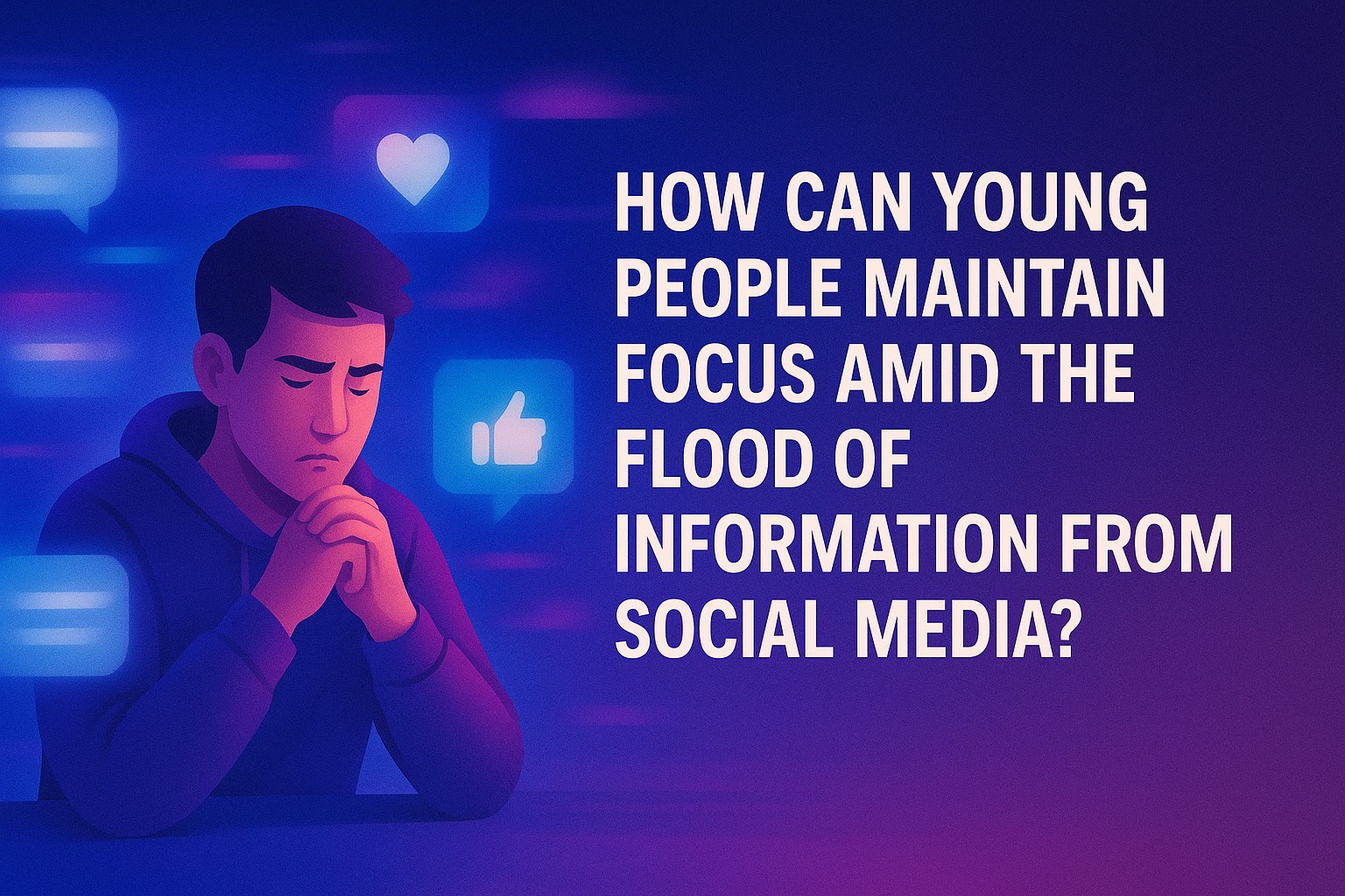 How Can Young People Maintain Focus Amid the Flood of Information from Social Media?