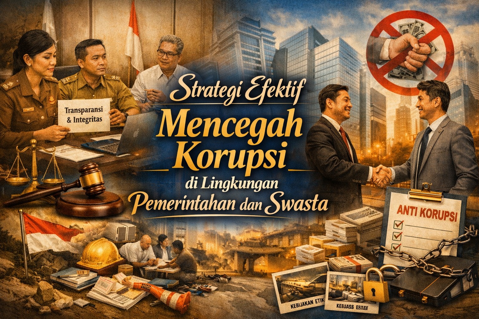 Strategi Efektif Mencegah Korupsi di Lingkungan Pemerintahan dan Swasta