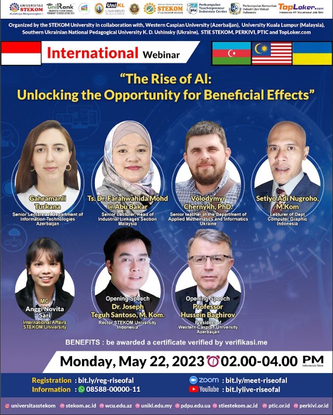 INTERNATIONAL WEBINAR The Rise of AI: Unlocking the Opportunity for Beneficial Effects