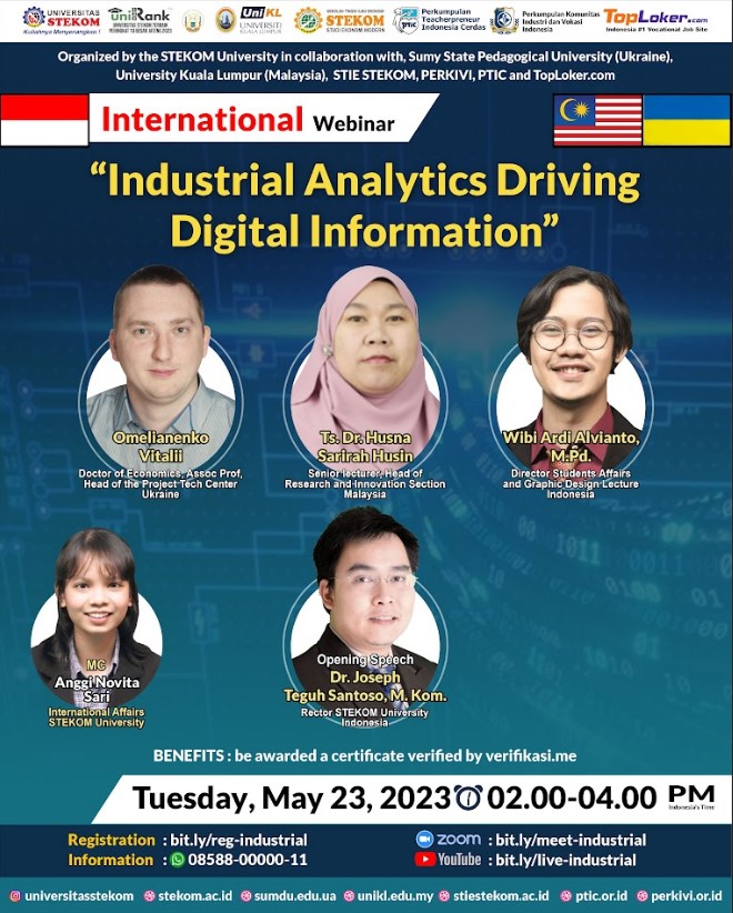 INTERNATIONAL WEBINAR Industrial Analytics Driving Digital Information