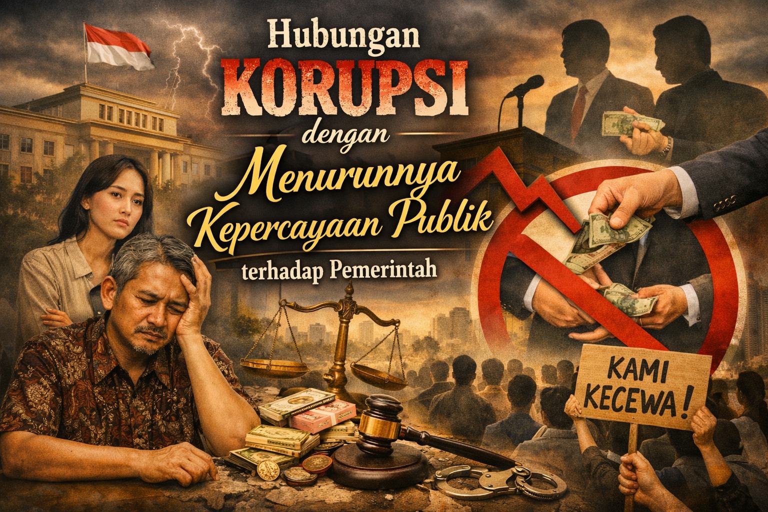 Hubungan Korupsi dengan Menurunnya Kepercayaan Publik terhadap Pemerintah