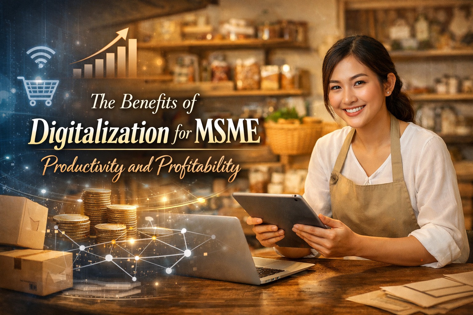 The Benefits of Digitalization for MSME Productivity and Profitability