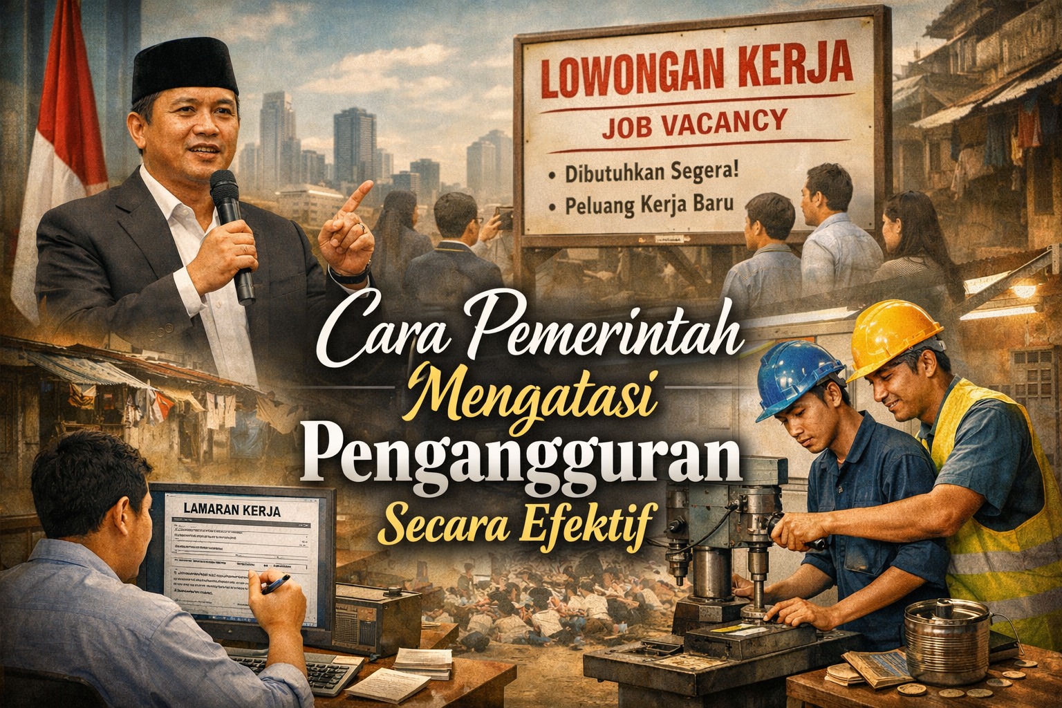 Cara Pemerintah Mengatasi Pengangguran Secara Efektif