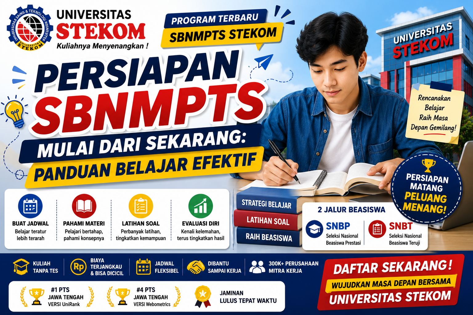 Persiapan SBNMPTS Mulai dari Sekarang Panduan Belajar Efektif