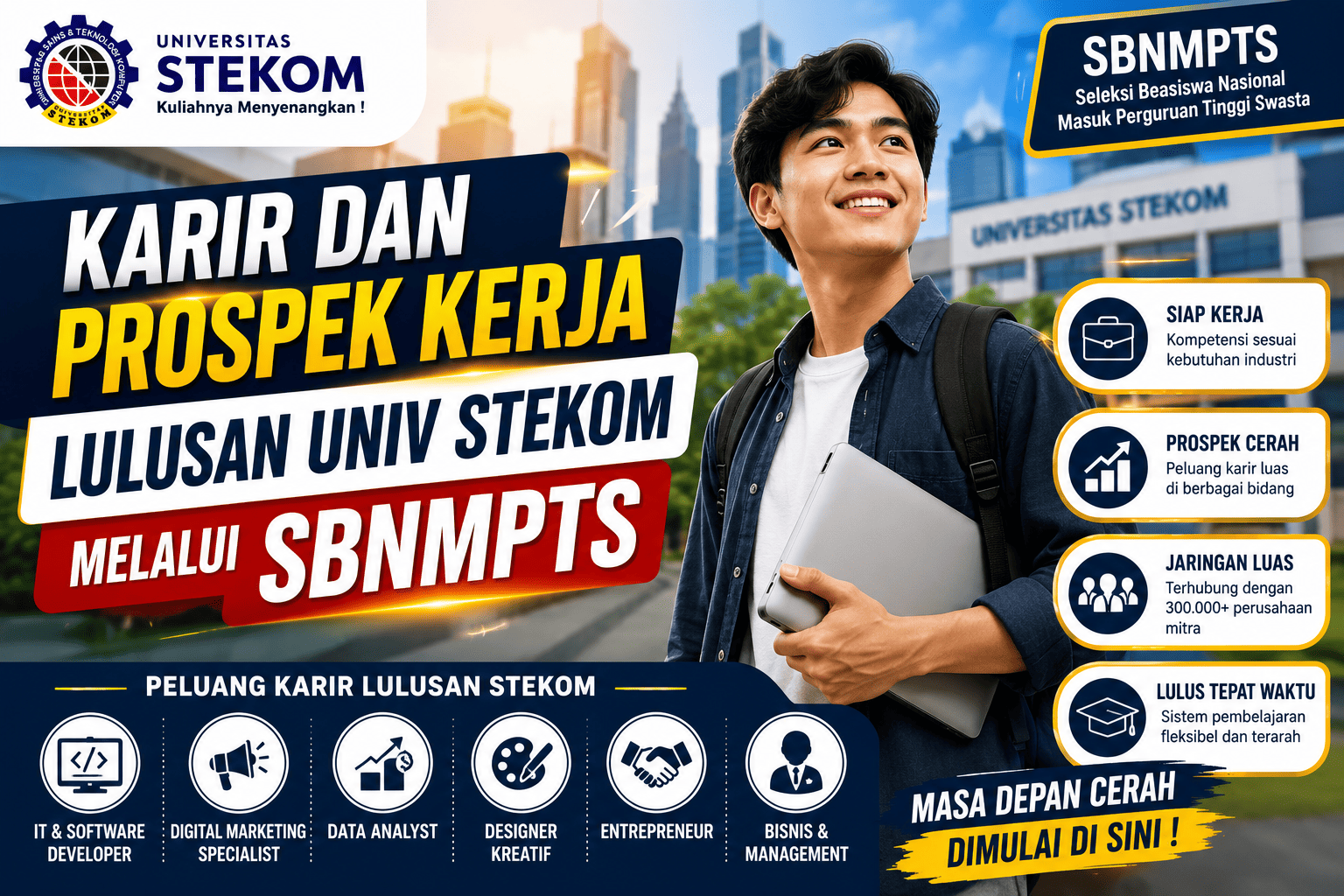 Karir dan Prospek Kerja Lulusan Univ STEKOM melalui SBNMPTS