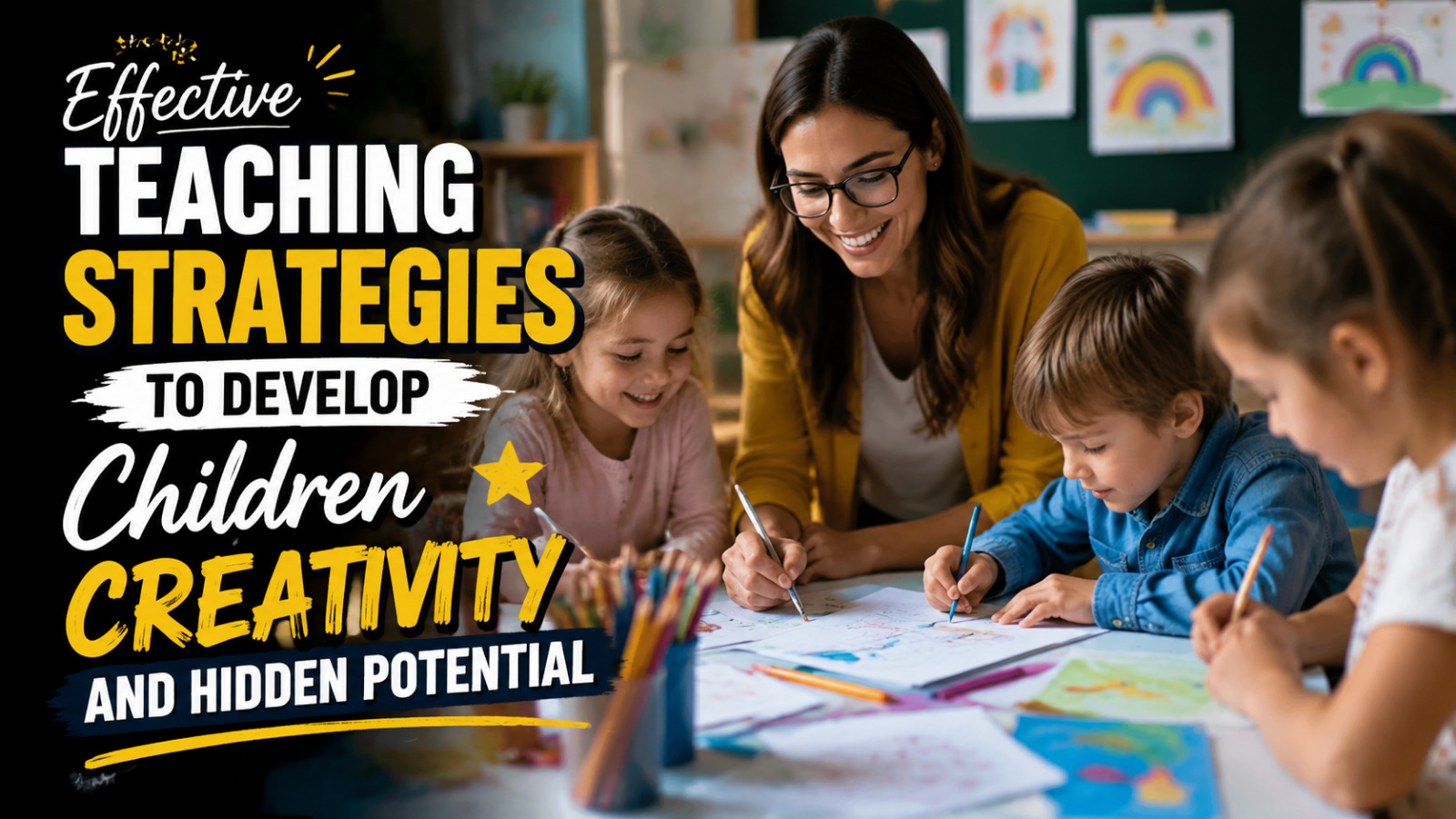 Effective Teaching Strategies To Develop Children Creativity And Hidden Potential