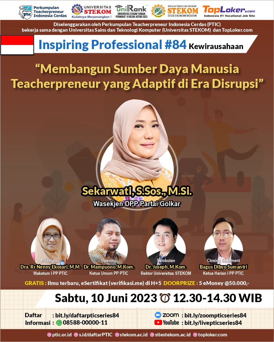 INSPIRING PROFESSIONAL Membangun Sumber Daya Manusia Teacherpreneur yang Adaptif di Era Disrupsi
