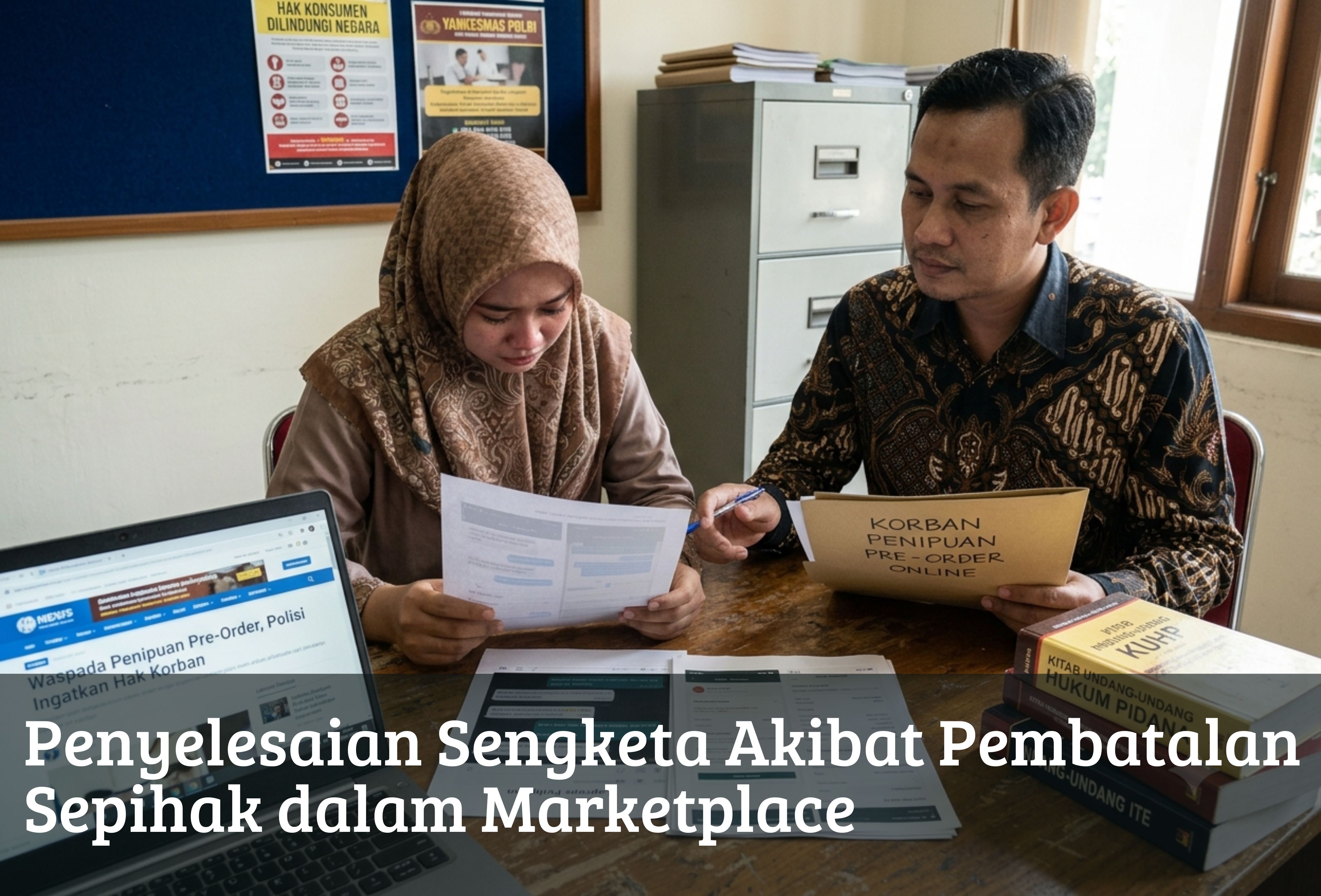Perlindungan Hukum terhadap Korban Penipuan Pre-Order Online