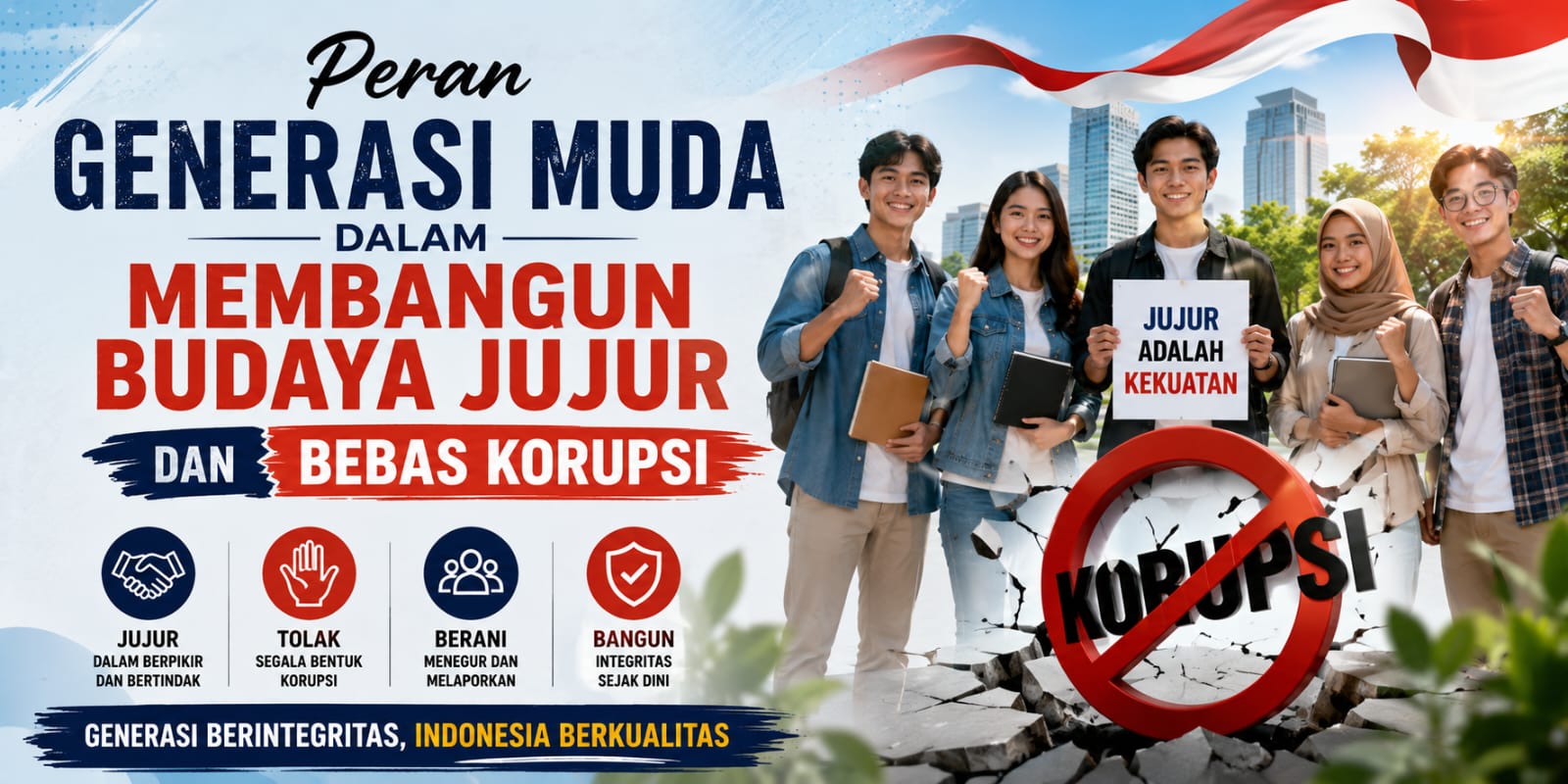 Peran Generasi Muda dalam Membangun Budaya Jujur dan Bebas Korupsi