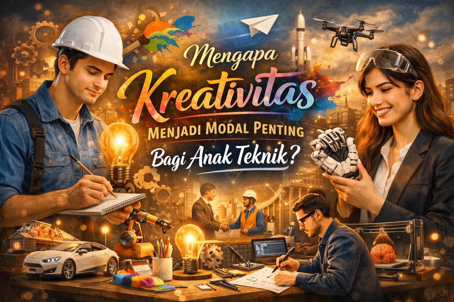 Mengapa Kreativitas Menjadi Modal Penting Bagi Anak Teknik?