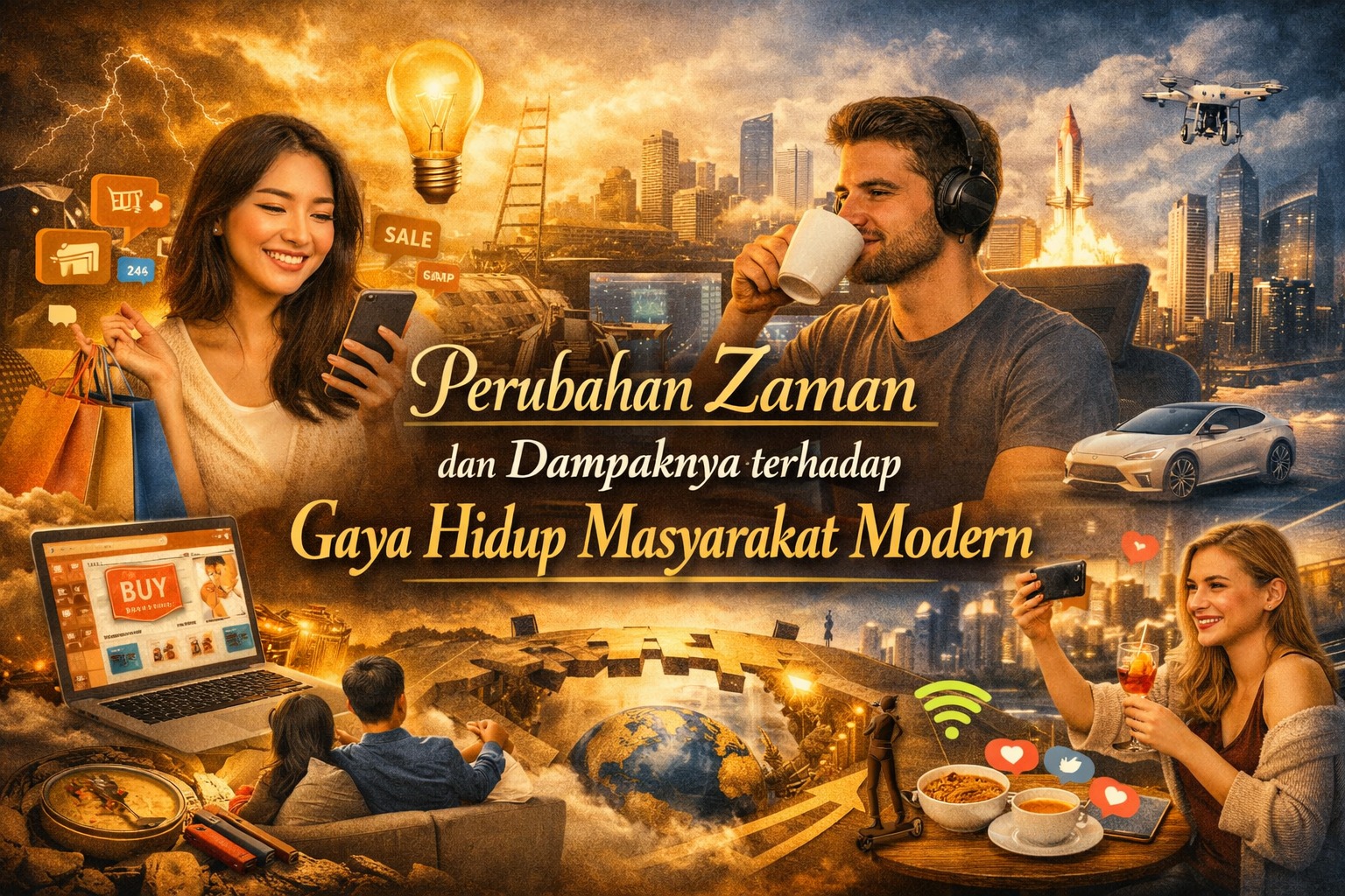 Perubahan Zaman dan Dampaknya terhadap Gaya Hidup Masyarakat Modern