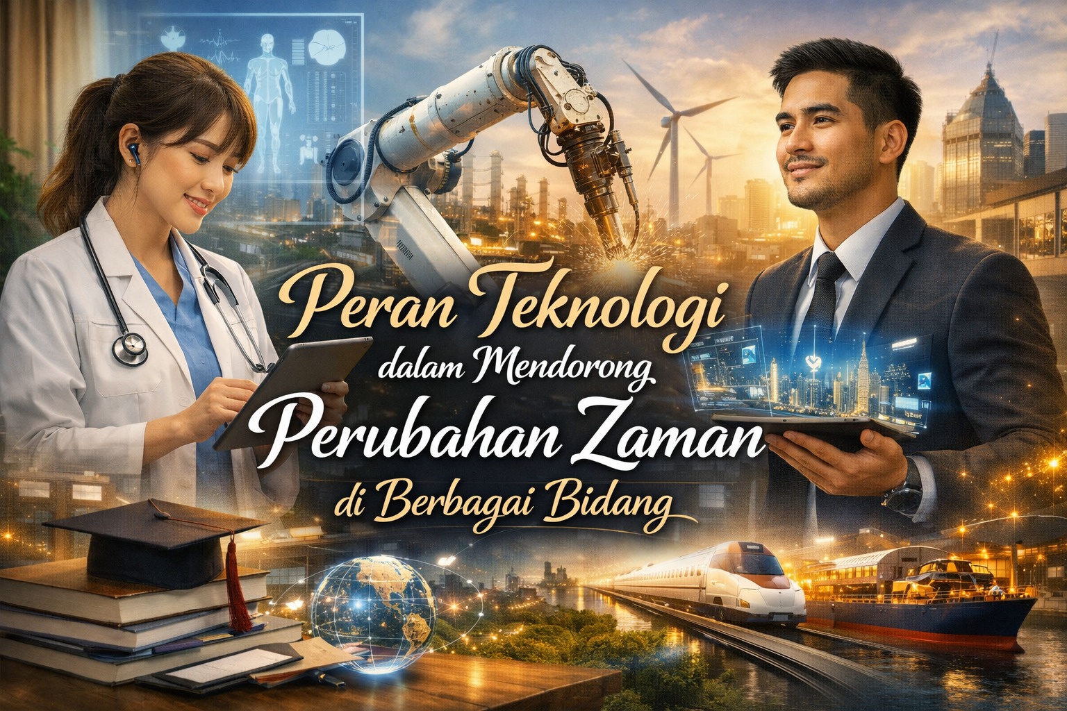 Peran Teknologi dalam Mendorong Perubahan Zaman di Berbagai Bidang