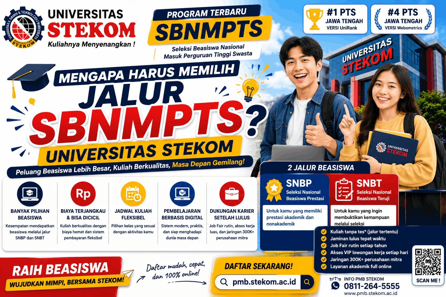 Mengapa Harus Memilih Jalur SBNMPTS Universitas STEKOM