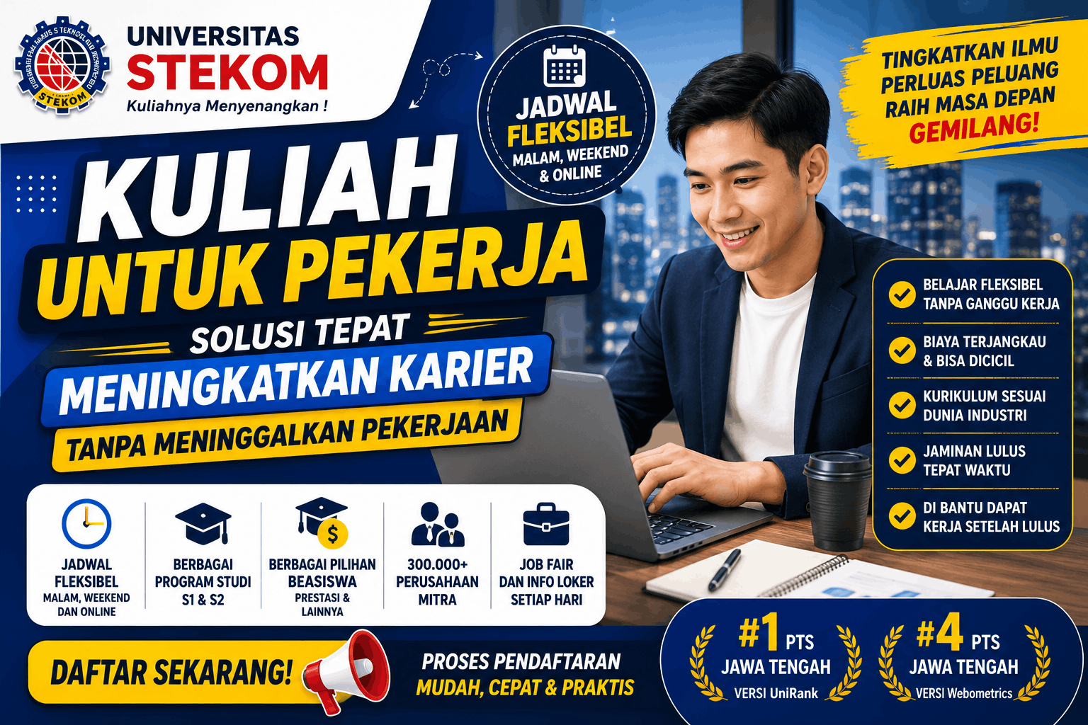 Kuliah untuk Pekerja Solusi Tepat Meningkatkan Karier Tanpa Meninggalkan Pekerjaan