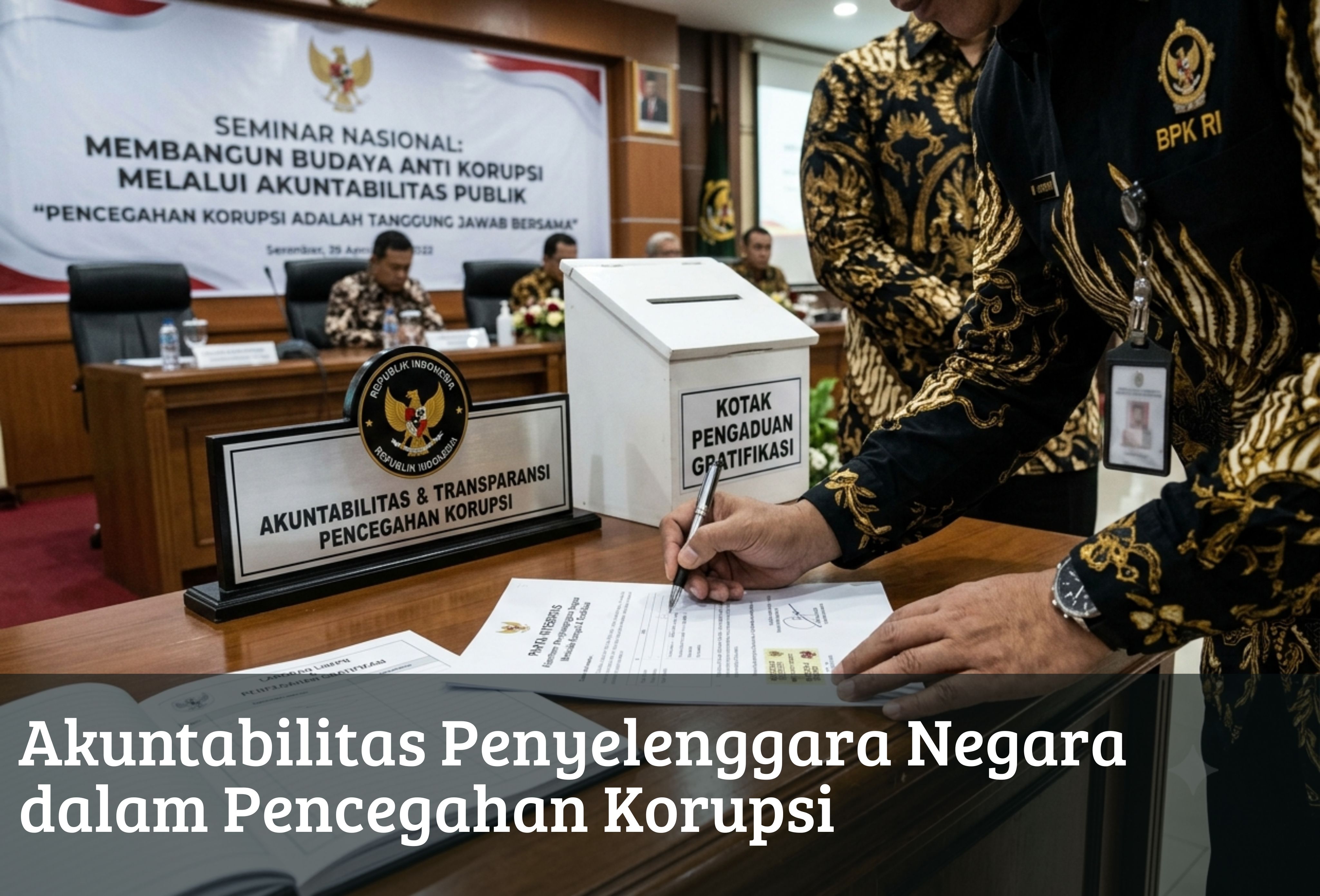 Akuntabilitas Penyelenggara Negara dalam Pencegahan Korupsi