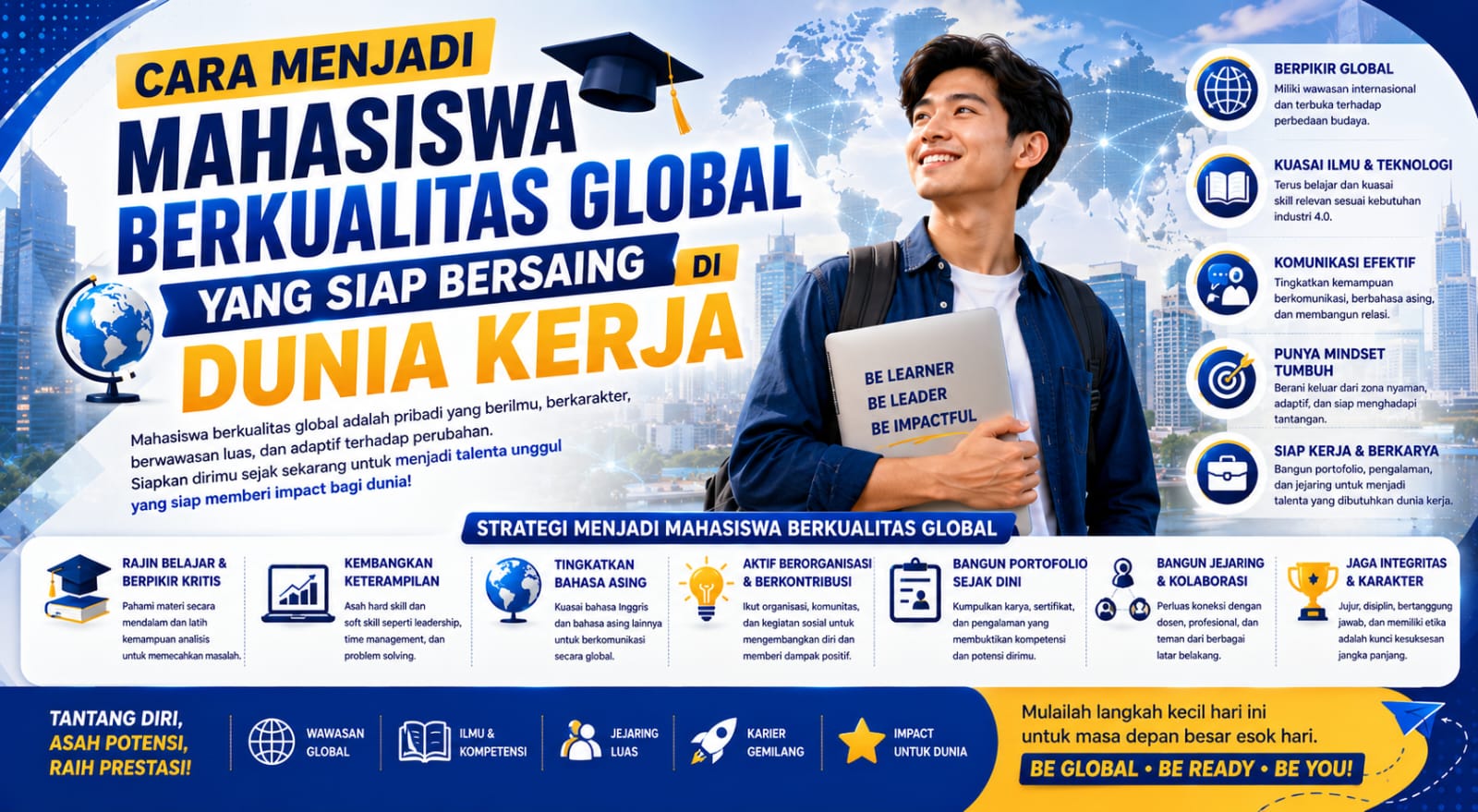 Cara Menjadi Mahasiswa Berkualitas Global Yang Siap Bersaing Di Dunia Kerja