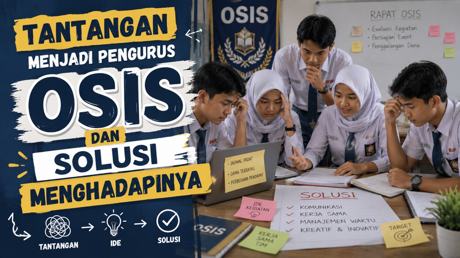 Tantangan Menjadi Pengurus OSIS dan Solusi Menghadapinya