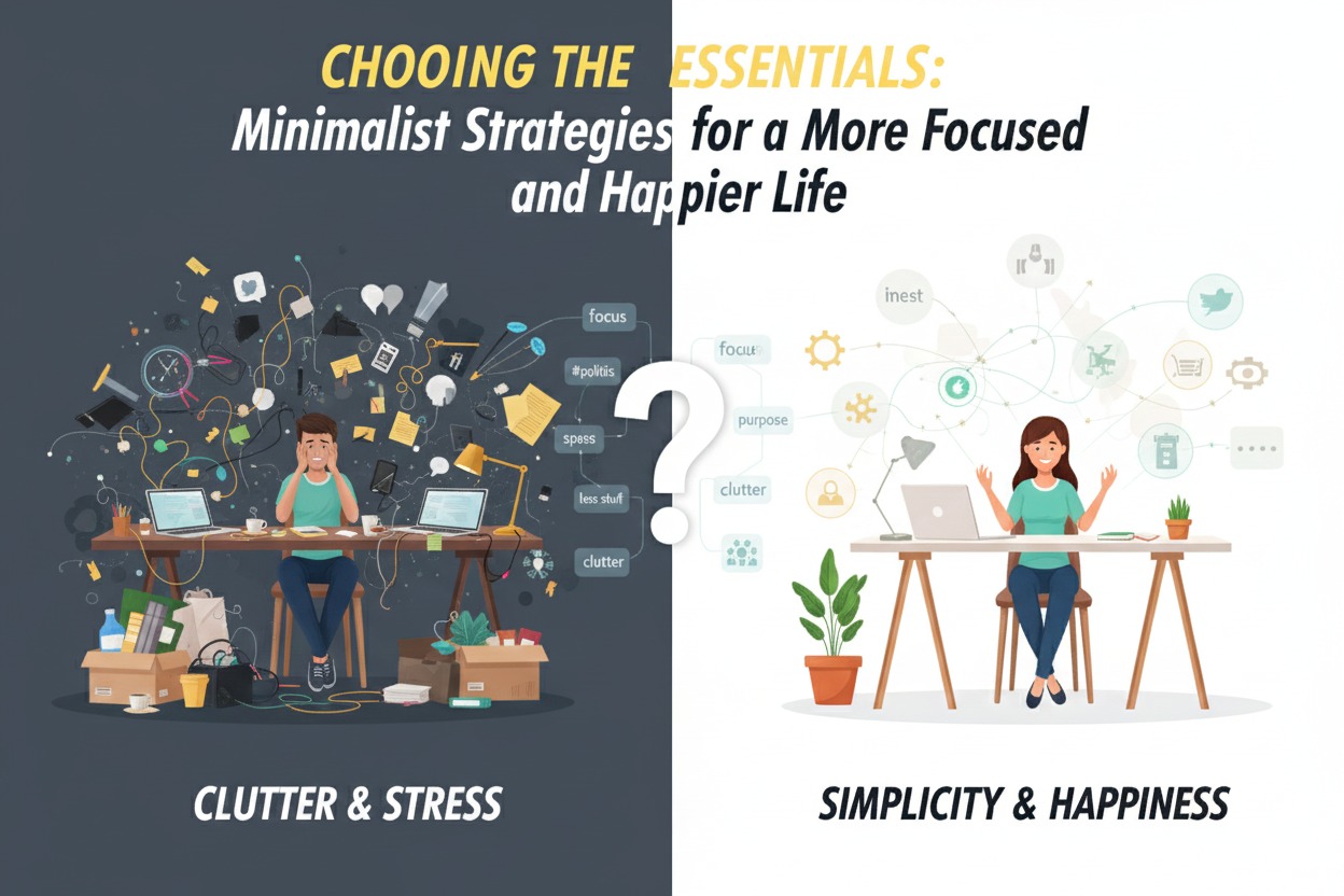 Choosing the Essentials: Minimalist Strategies for a More Focused and Happier Life