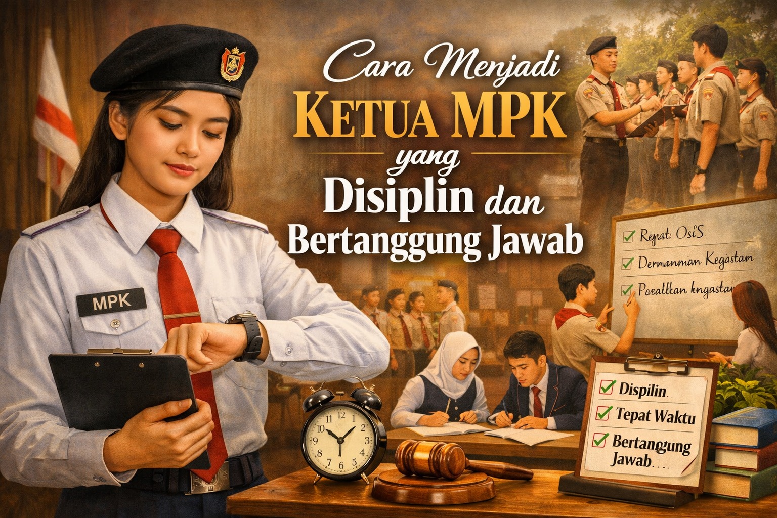 Cara Menjadi Ketua MPK yang Disiplin dan Bertanggung Jawab