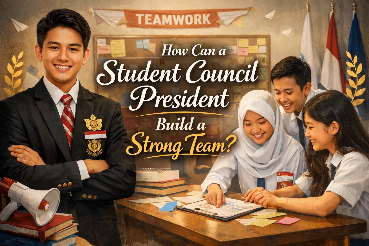 How Can a Student Council President Build a Strong Team?