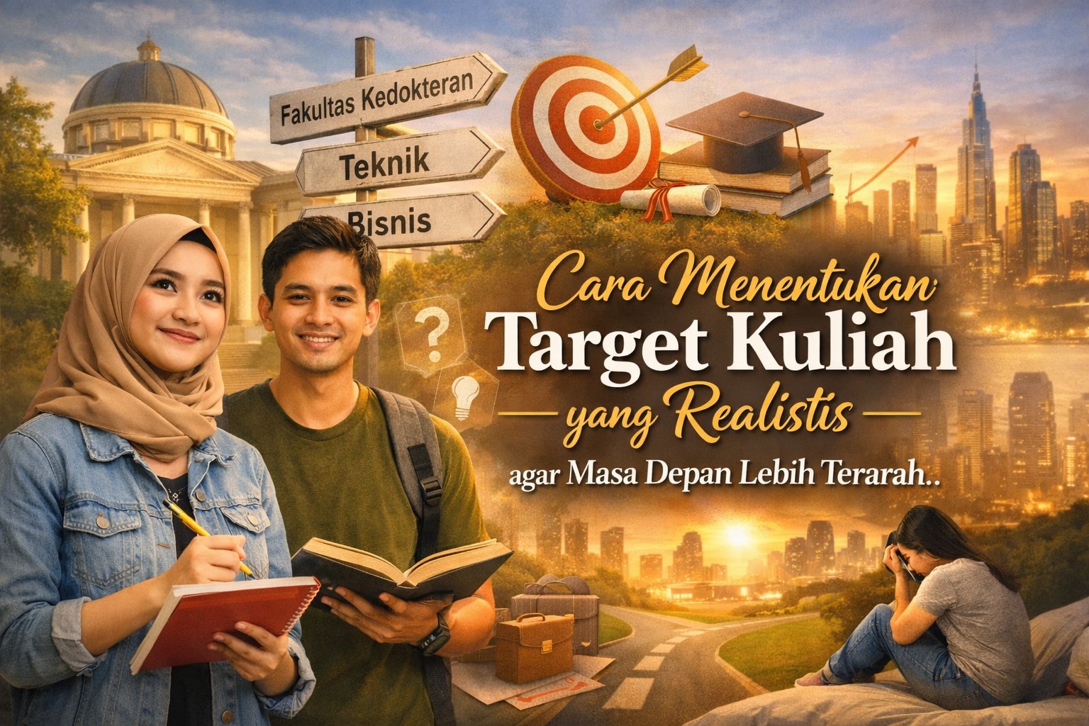 Cara Menentukan Target Kuliah yang Realistis agar Masa Depan Lebih Terarah