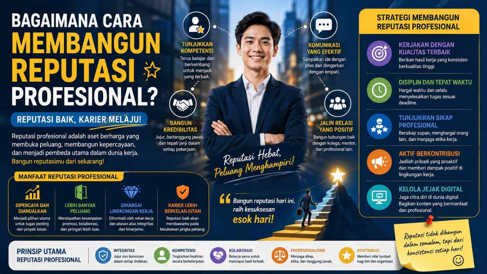 Bagaimana Cara Membangun Reputasi Profesional?