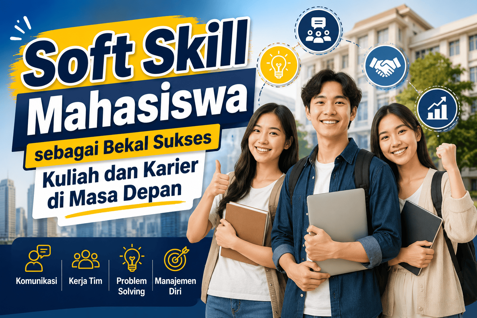 Soft Skill Mahasiswa sebagai Bekal Sukses Kuliah dan Karier di Masa Depan