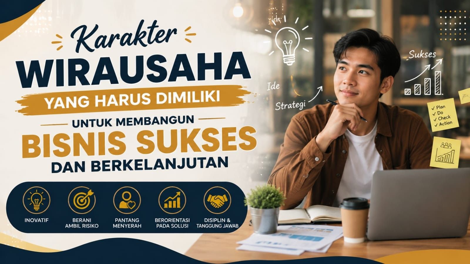  Tips Karakter Wirausahawan yang Harus Dimiliki Untuk Membangun Bisnis Sukses dan Berkelanjutan