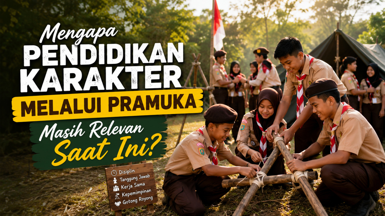 Mengapa Pendidikan Karakter Melalui Pramuka Masih Relevan Saat Ini?