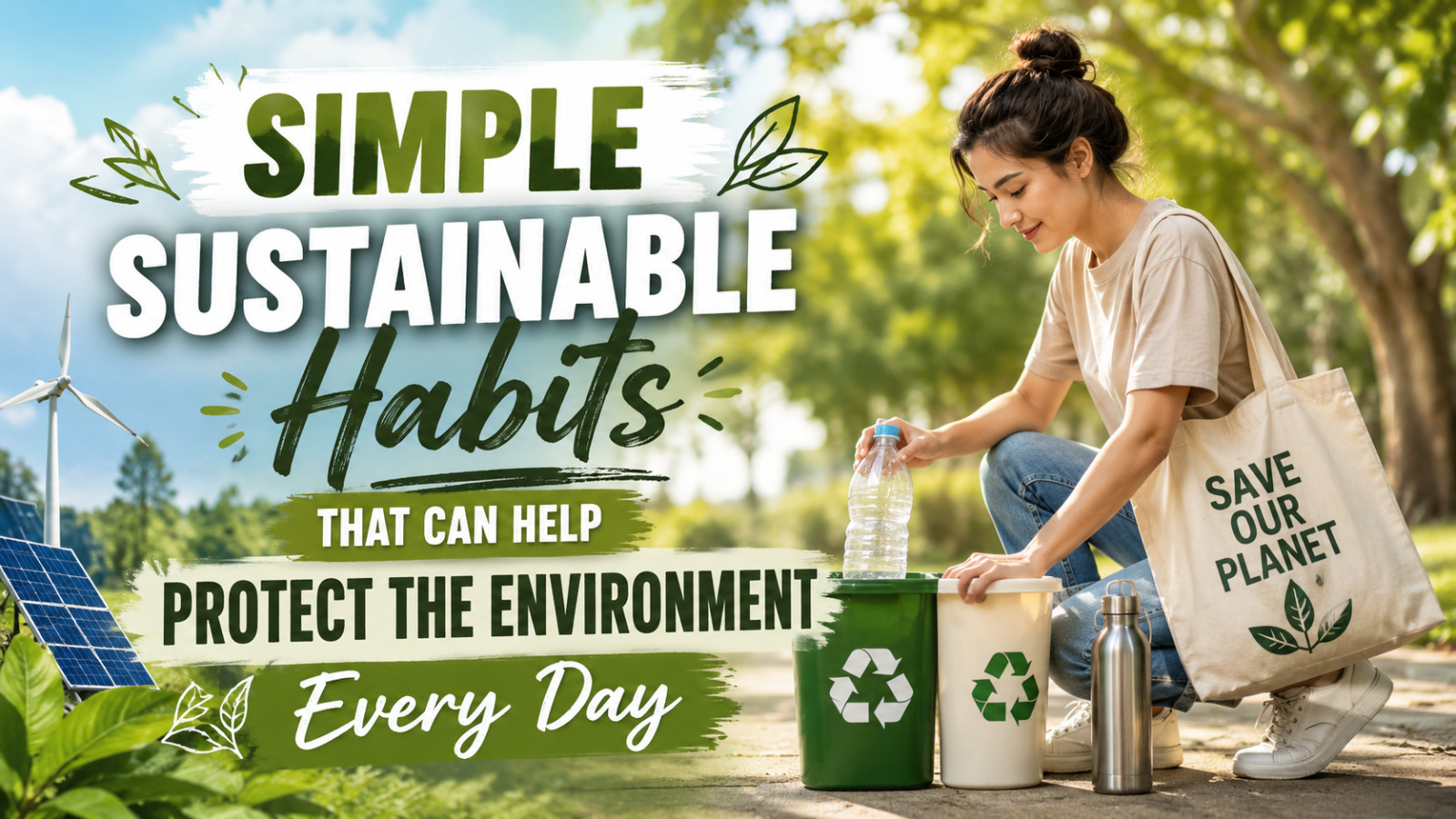 Simple Sustainable Habits That Can Help Protect the Environment Every Day