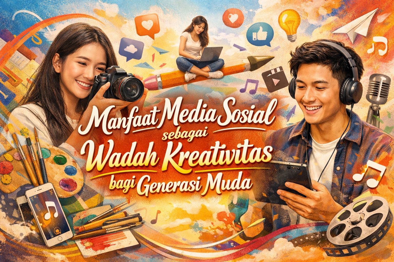 Manfaat Media Sosial sebagai Wadah Kreativitas bagi Generasi Muda