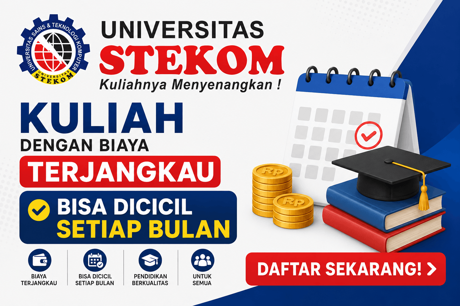 Kuliah dengan Biaya Terjangkau dan Bisa Dicicil 