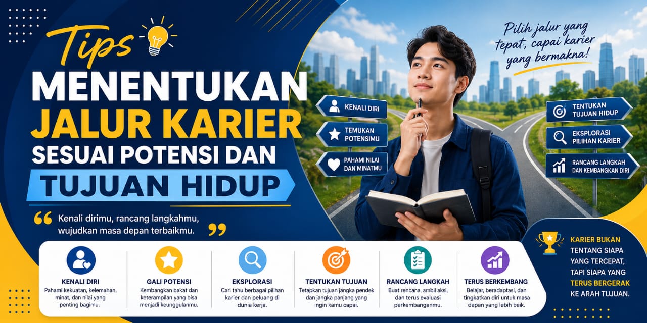 Tips Menentukan Jalur Karier Sesuai Potensi dan Tujuan Hidup