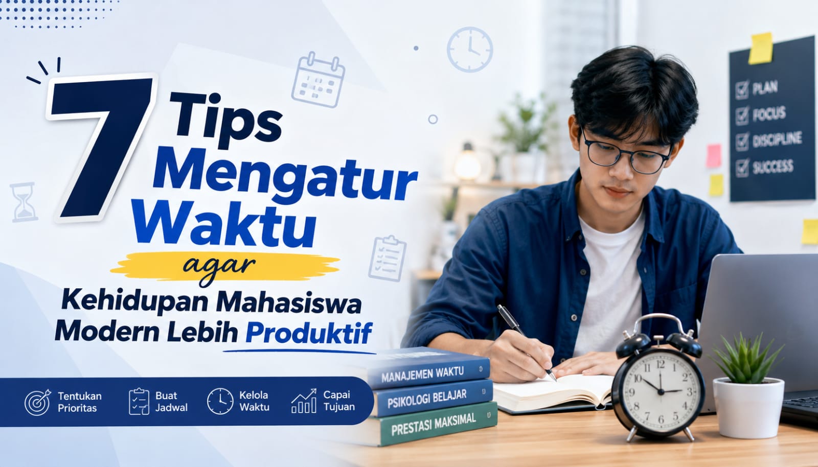 7 Tips Mengatur Waktu Agar Kehidupan Mahasiswa Modern Lebih Produktif