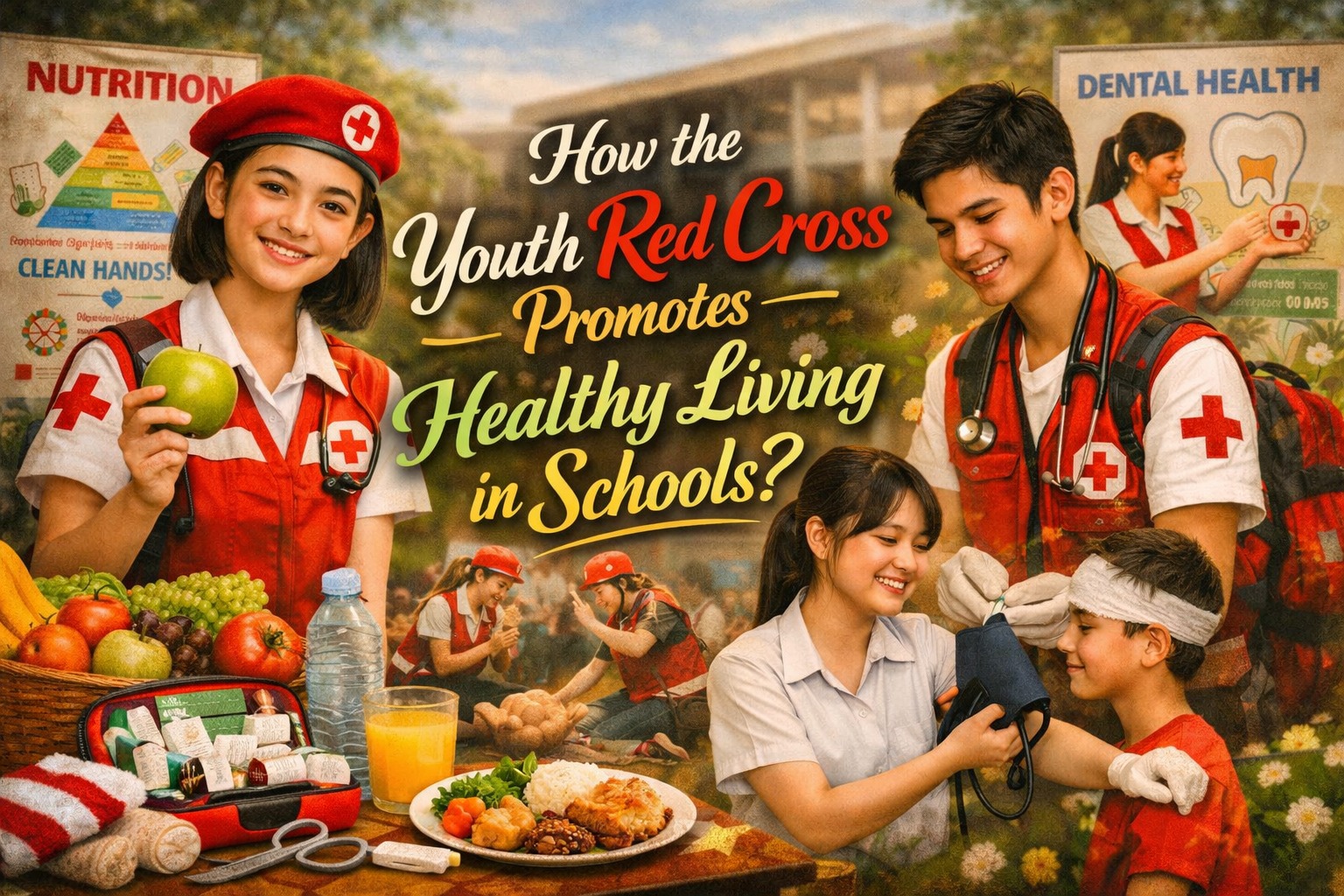 How the Youth Red Cross Promotes Healthy Living in Schools?