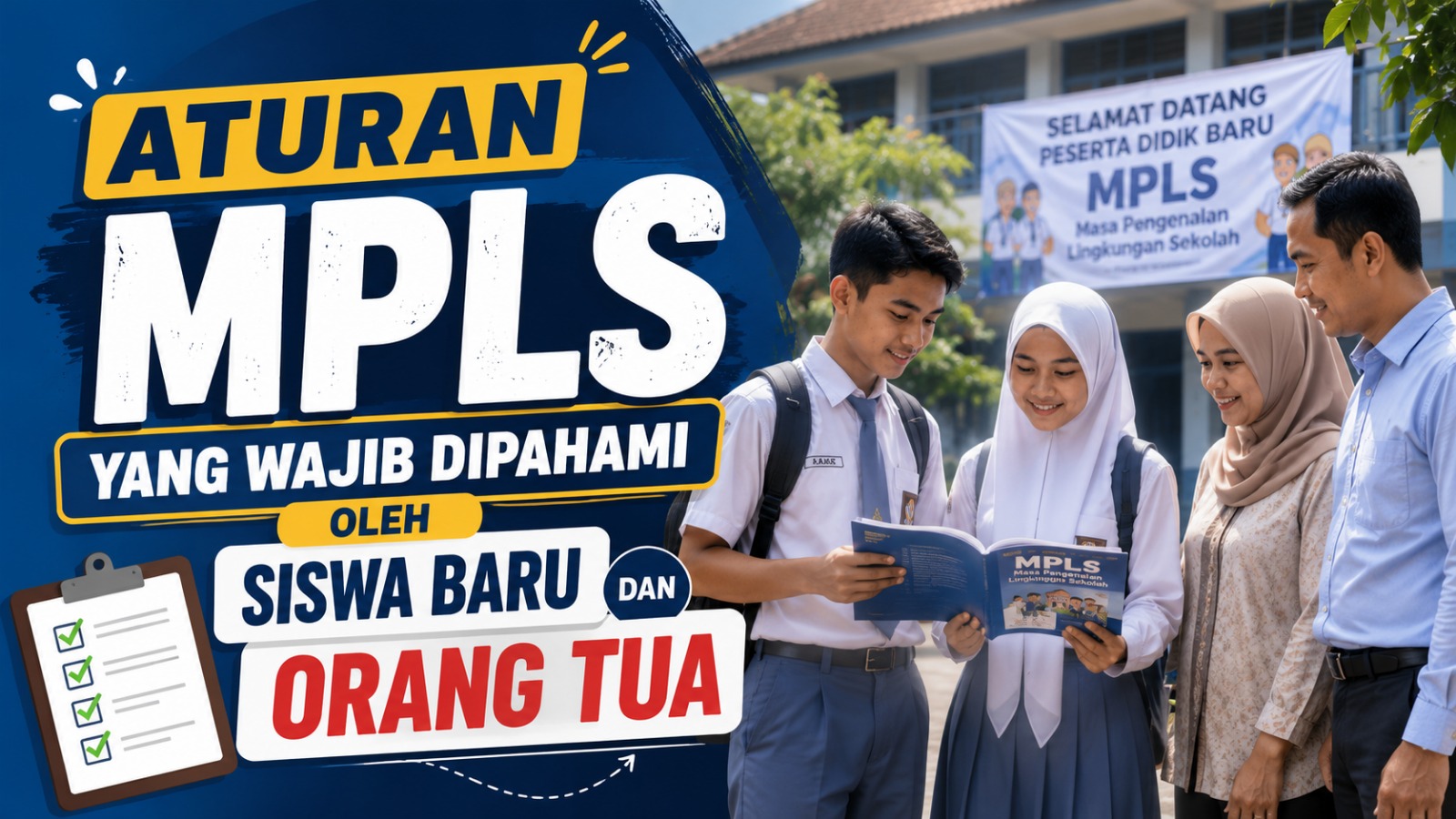 Aturan MPLS Yang Wajib Dipahami Oleh Siswa Baru Dan Orang Tua