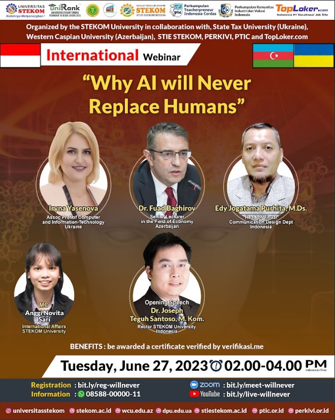 INTERNATIONAL WEBINAR Why AI will Never Replace Humans