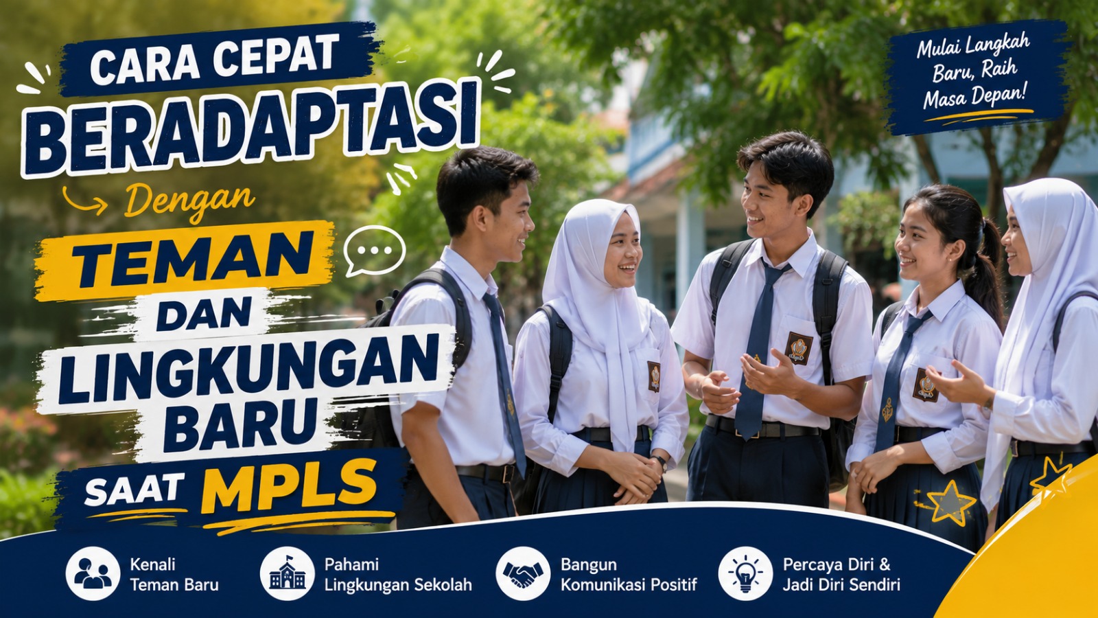 Cara Cepat Beradaptasi Dengan Teman Dan Lingkungan Baru Saat MPLS