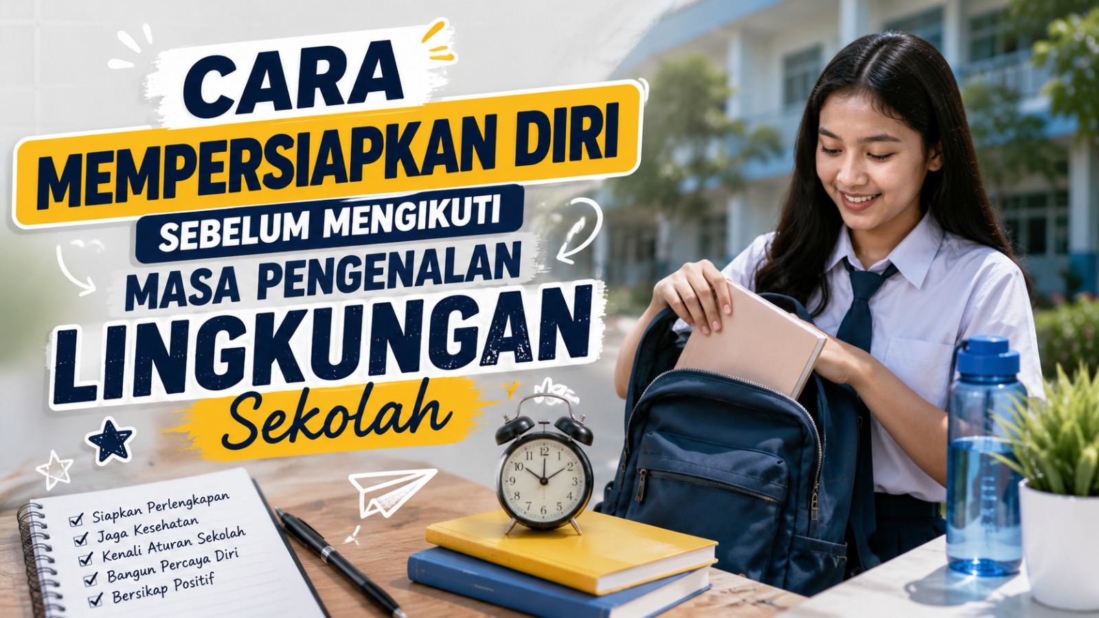 Cara Mempersiapkan Diri Sebelum Mengikuti Masa Pengenalan Lingkungan Sekolah