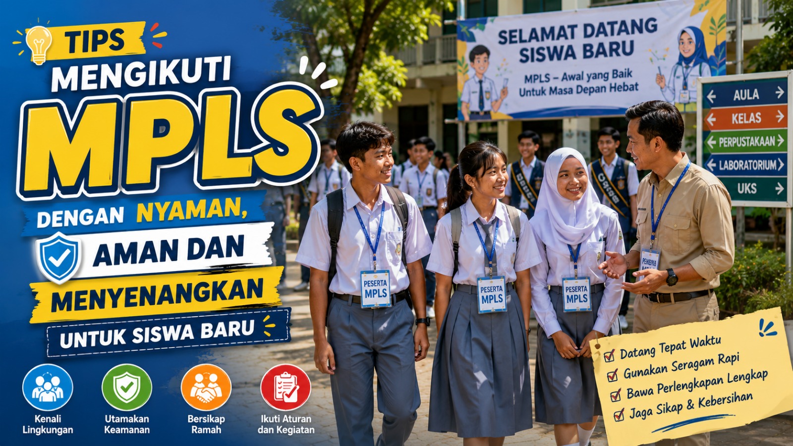 Tips Mengikuti MPLS Dengan Nyaman Aman Dan Menyenangkan Untuk Siswa Baru