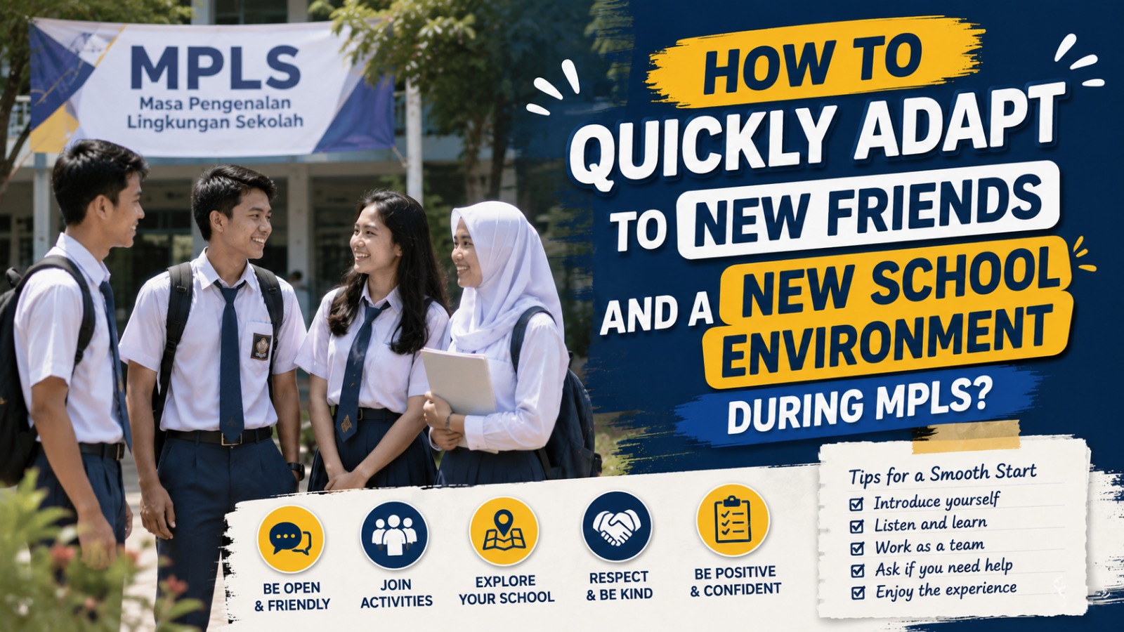 How To Quickly Adapt To New Friends And A New School Environment During MPLS?