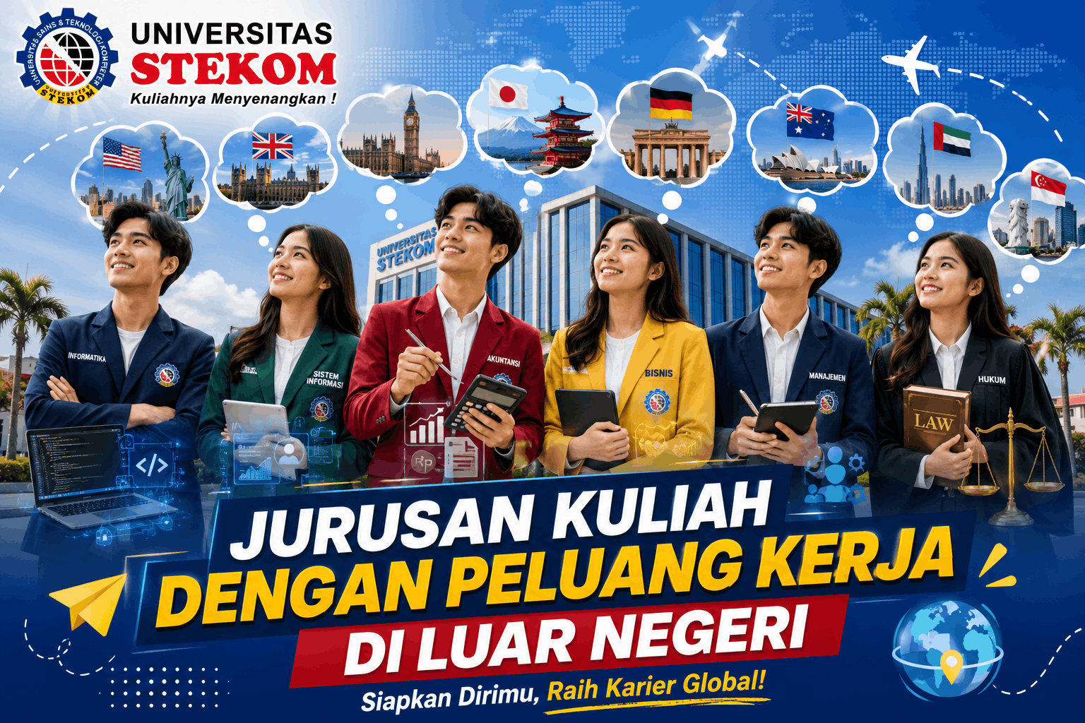 Jurusan Kuliah dengan Peluang Kerja di Luar Negeri