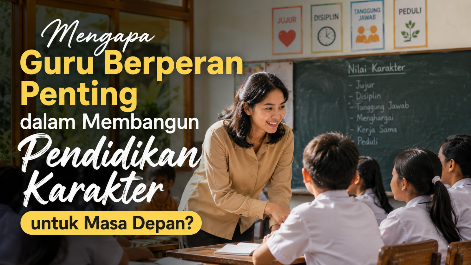 Mengapa Guru Berperan Penting dalam Membangun Pendidikan Karakter untuk Masa Depan?