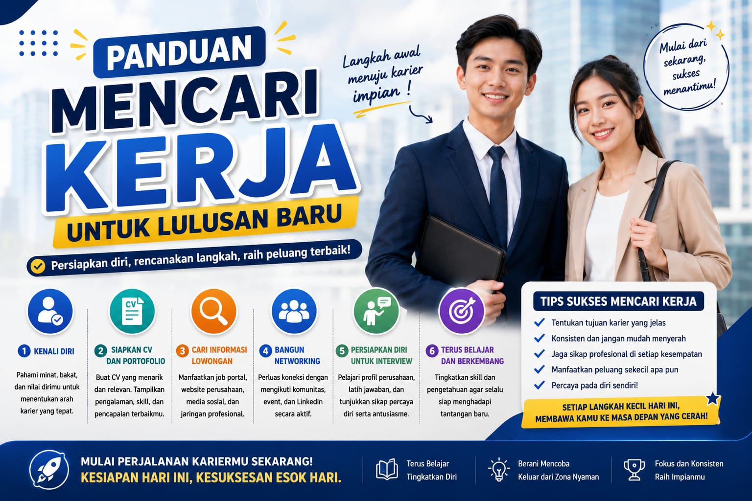 Panduan Mencari Kerja Untuk Lulusan Baru